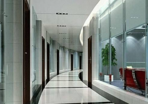 上海装饰工程公司办公室玻璃隔断案例