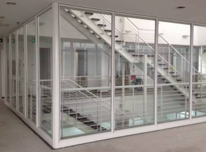 铝合金玻璃隔墙遇到框架该怎么安装